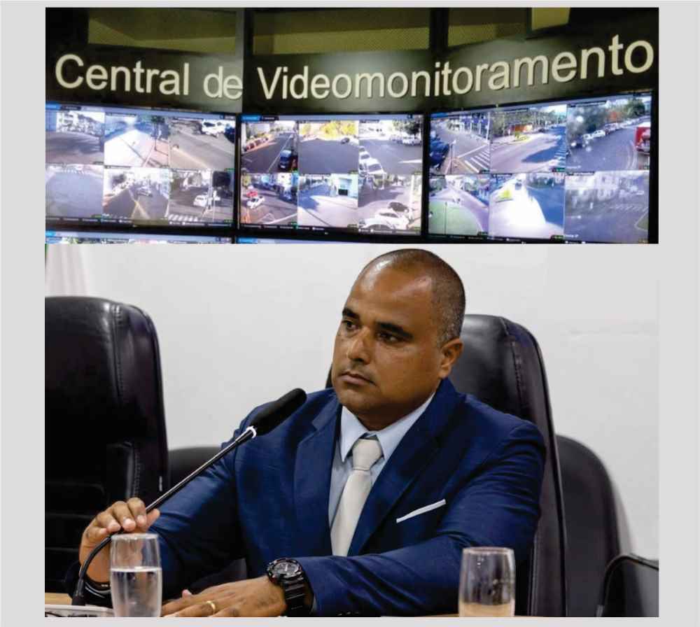 Edgar Celestino pede videomonitoramento com câmeras inteligentes, dotadas de reconhecimento facial