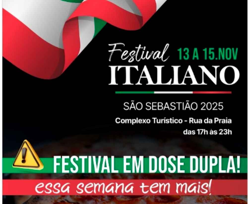 Festival Italiano de São Sebastião retorna em dose dupla