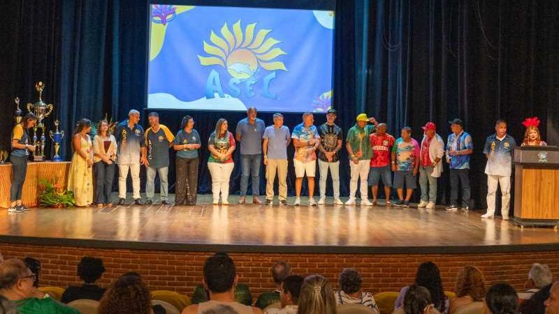 Festa de premiação do Carnaval 2026 encanta público em noite de emoção e reconhecimento