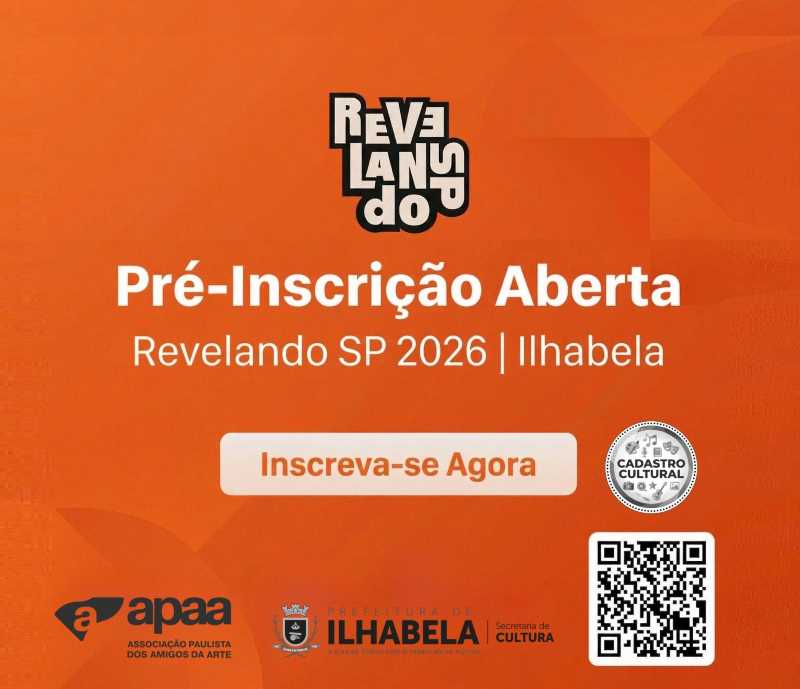 Inscrições para Revelando SP 2026 entram na reta final em Ilhabela
