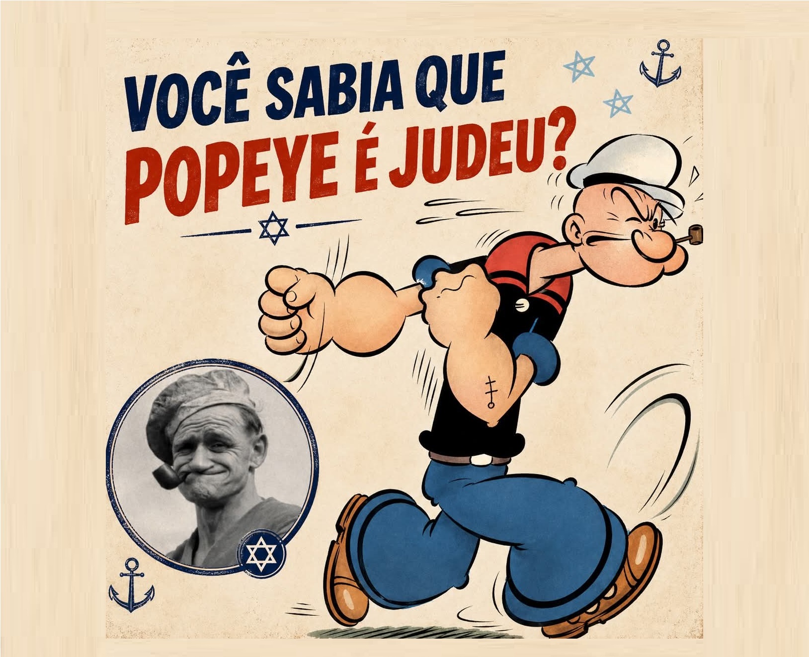 Conheça a história do verdadeiro Popeye