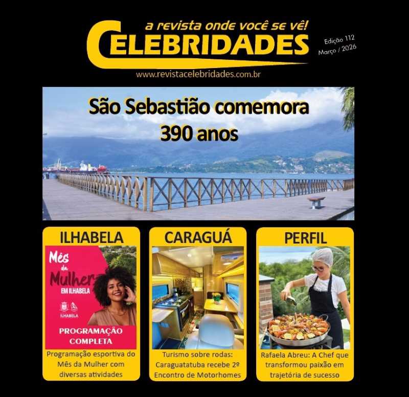 Chegou a nova edição da Revista Celebridades