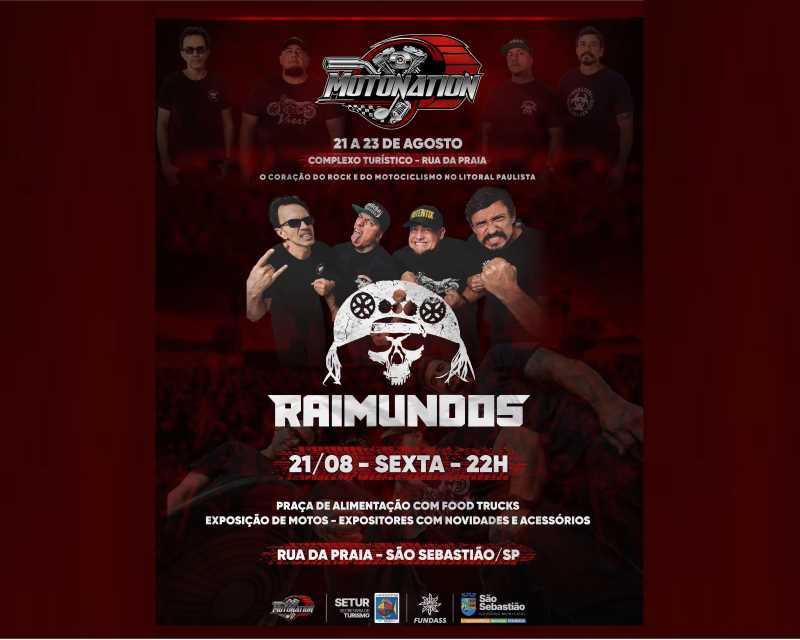 Raimundos na rua da praia!