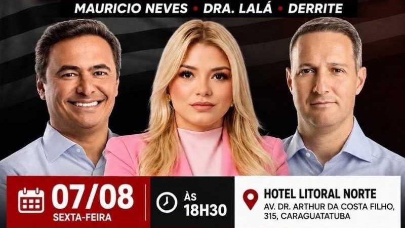 Encontro político em Caraguá