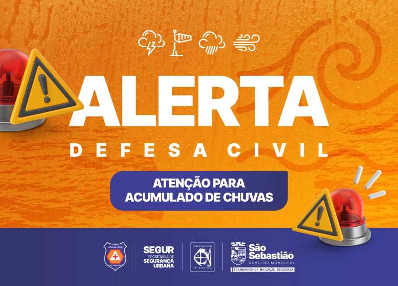 Excesso de chuvas deixa São Sebastião em estado de atenção!