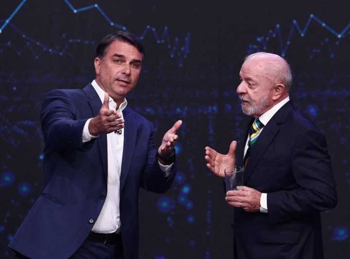 Quem ganhou o debate da Band, Flávio Bolsonaro ou Lula?