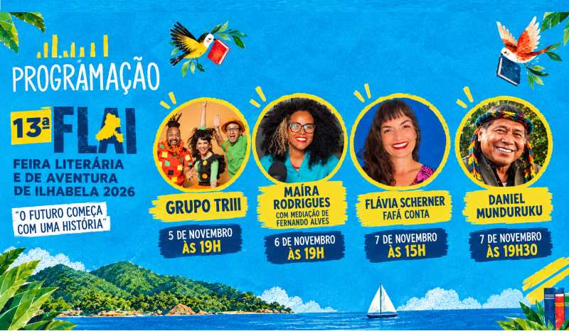 FLAI 2026 – Feira Literária e de Aventura de Ilhabela