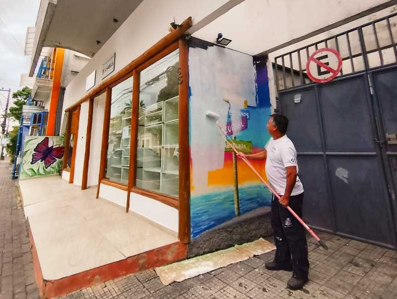Reinauguração da loja do Fundo Social em Ilhabela